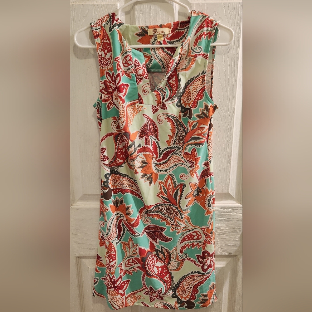 Colorful Paisley Dress